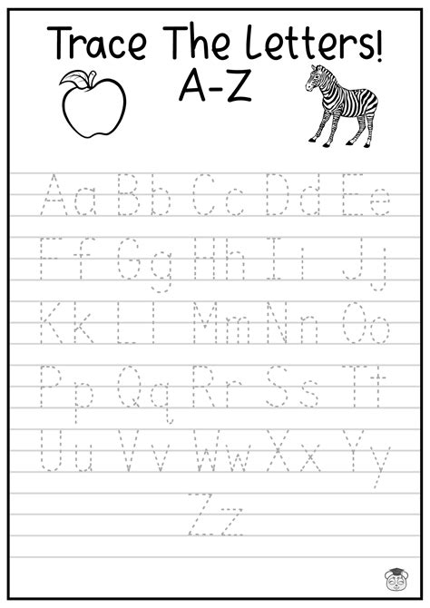 Alphabet Tracing Worksheets .